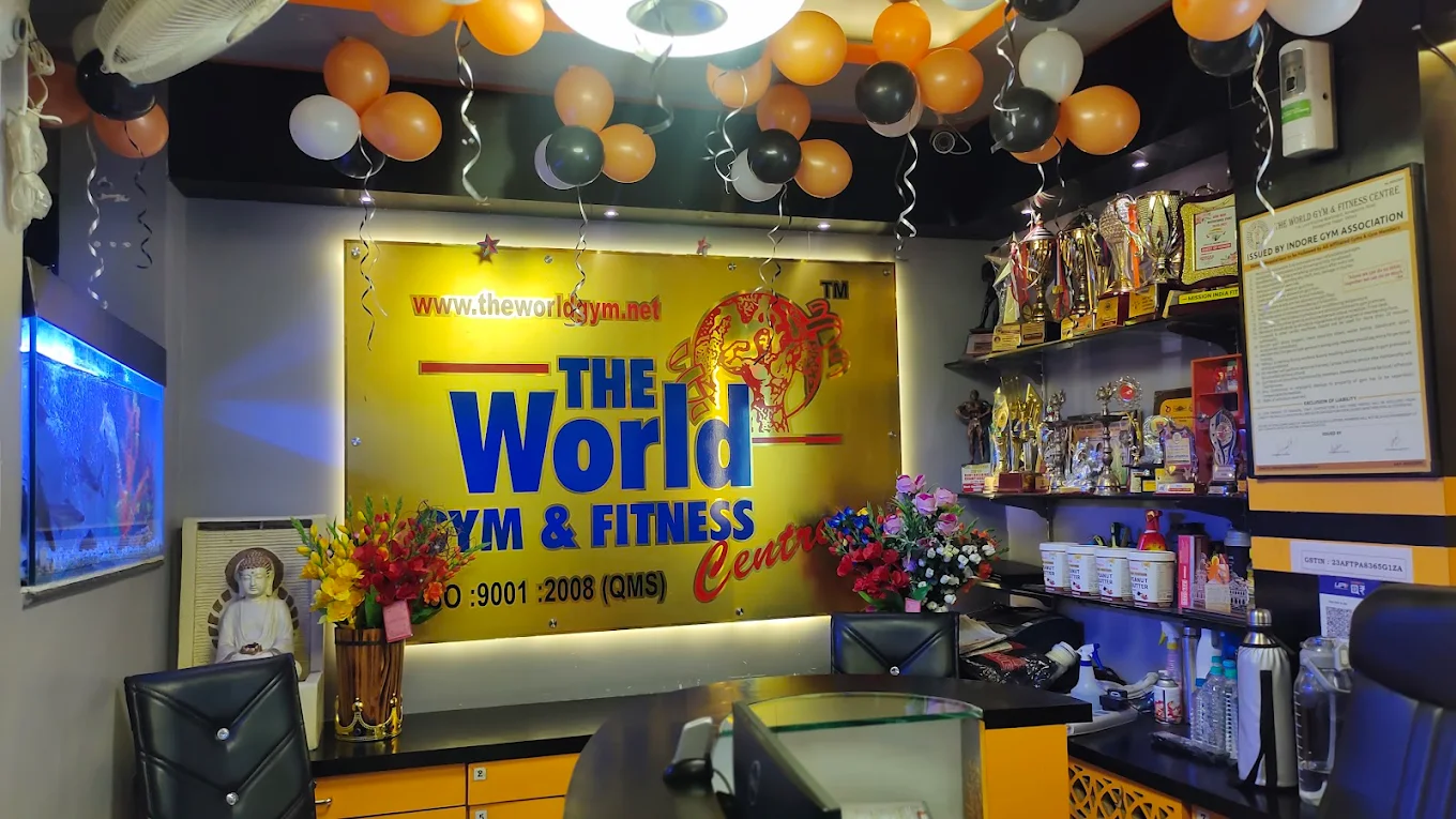 The World Gym & Fitness Centre In Indore Logo